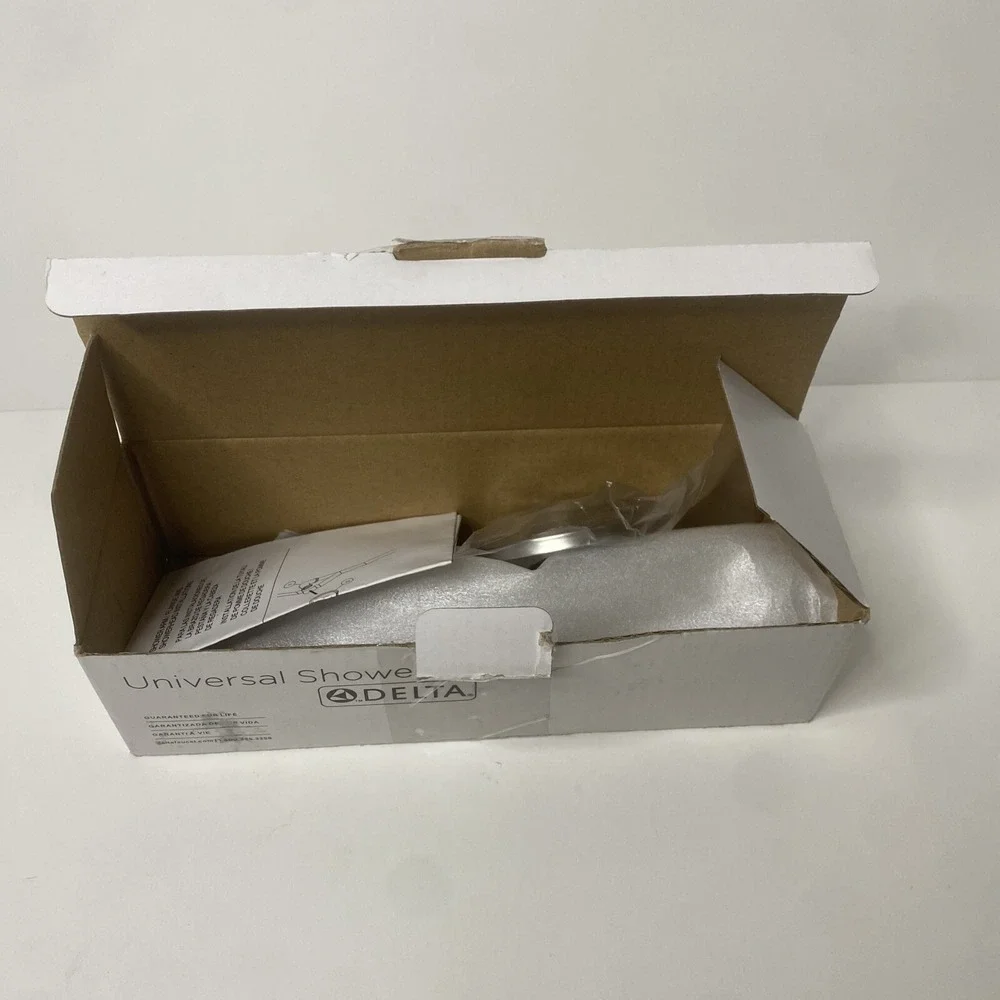 Delta‎ Faucet U4993 Shower Arm & Flange, Chrome New Open Box Ships Free TODAY